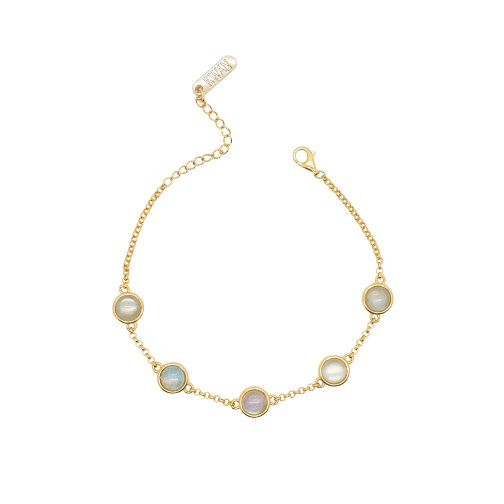 Sleek Labradorite Bracelet