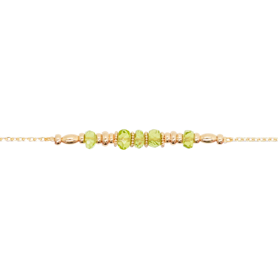 August Peridot Bracelet