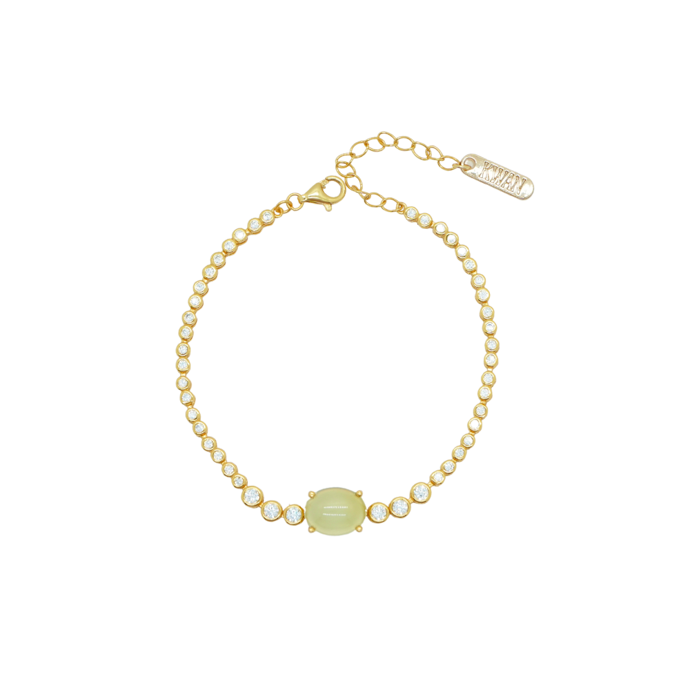 Exquisite Prehnite Bracelet
