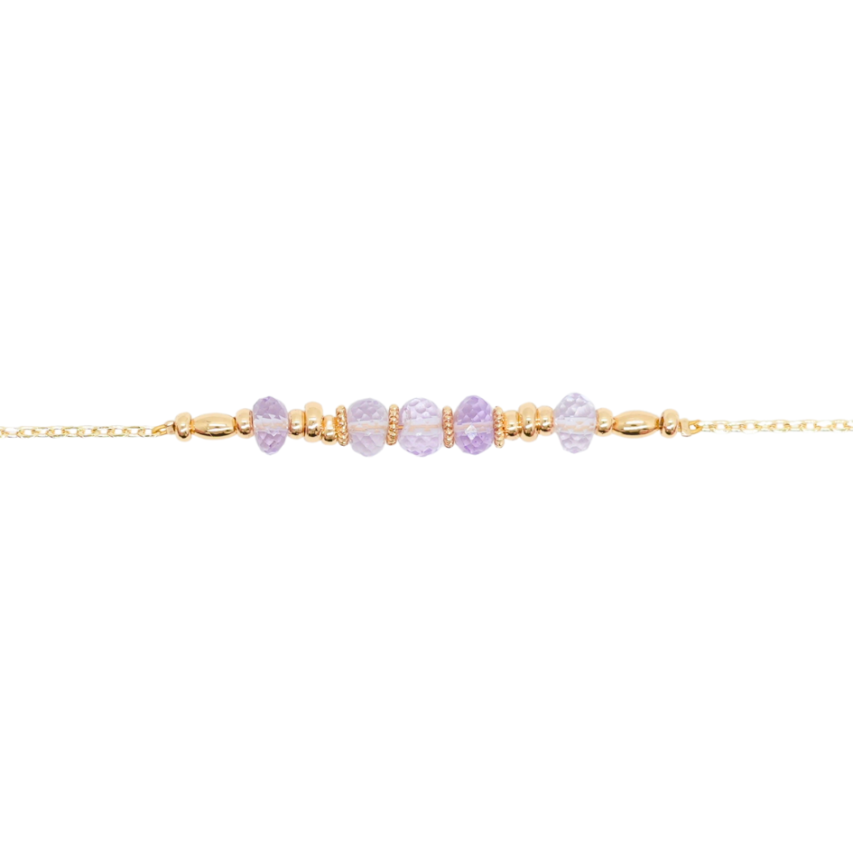 February Amethyst Bracelet