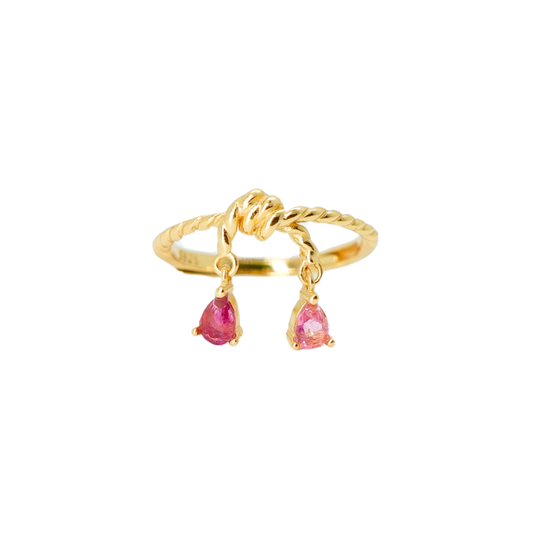 Blushing Tourmaline Ring