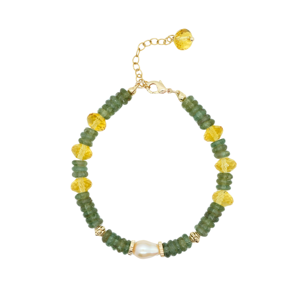 Vibrant Apatite Bracelet