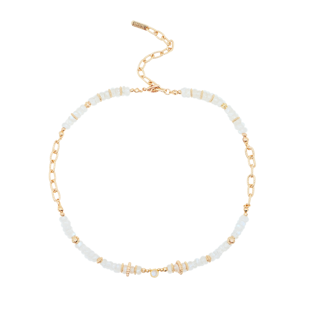 Glowy Moonstone Necklace