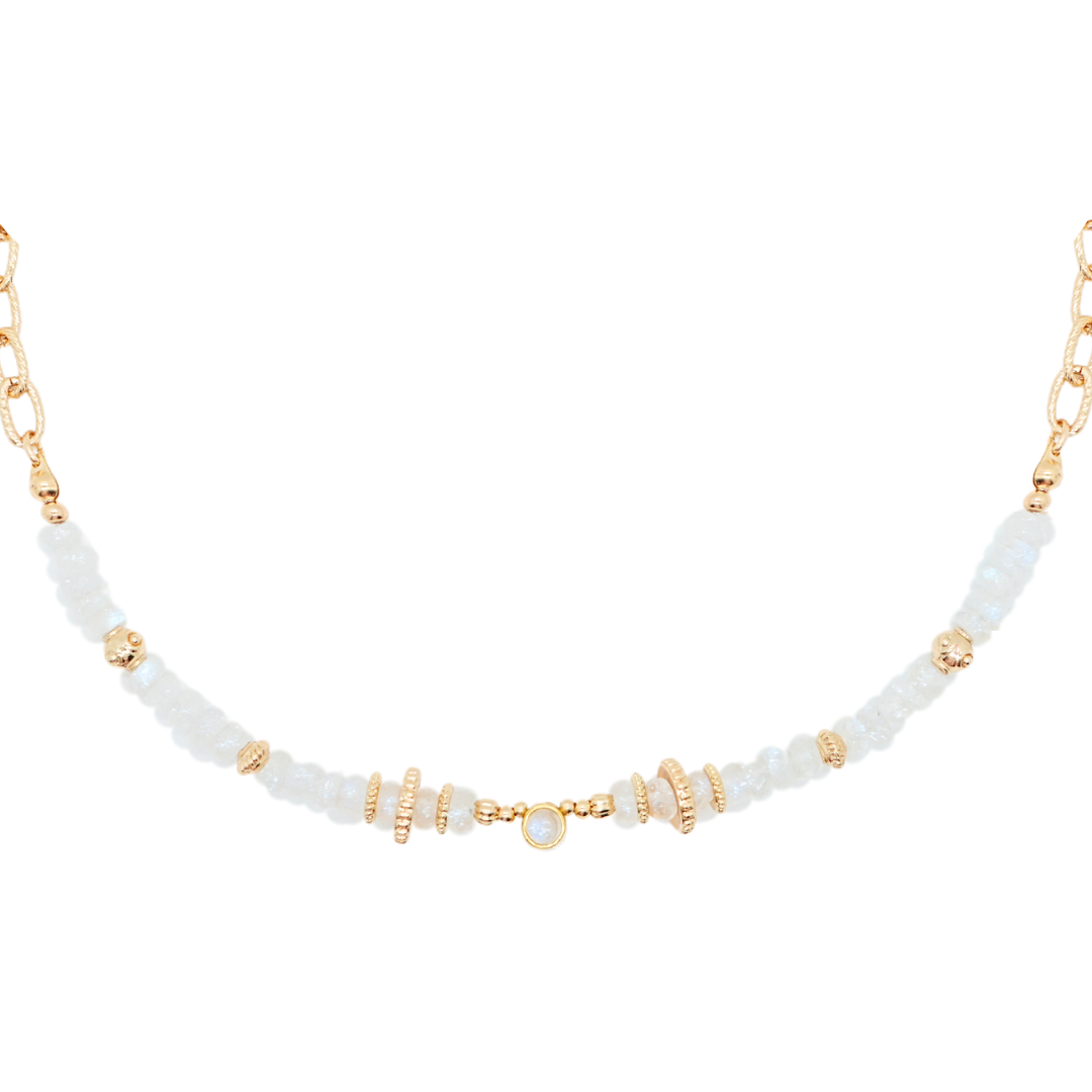 Glowy Moonstone Necklace