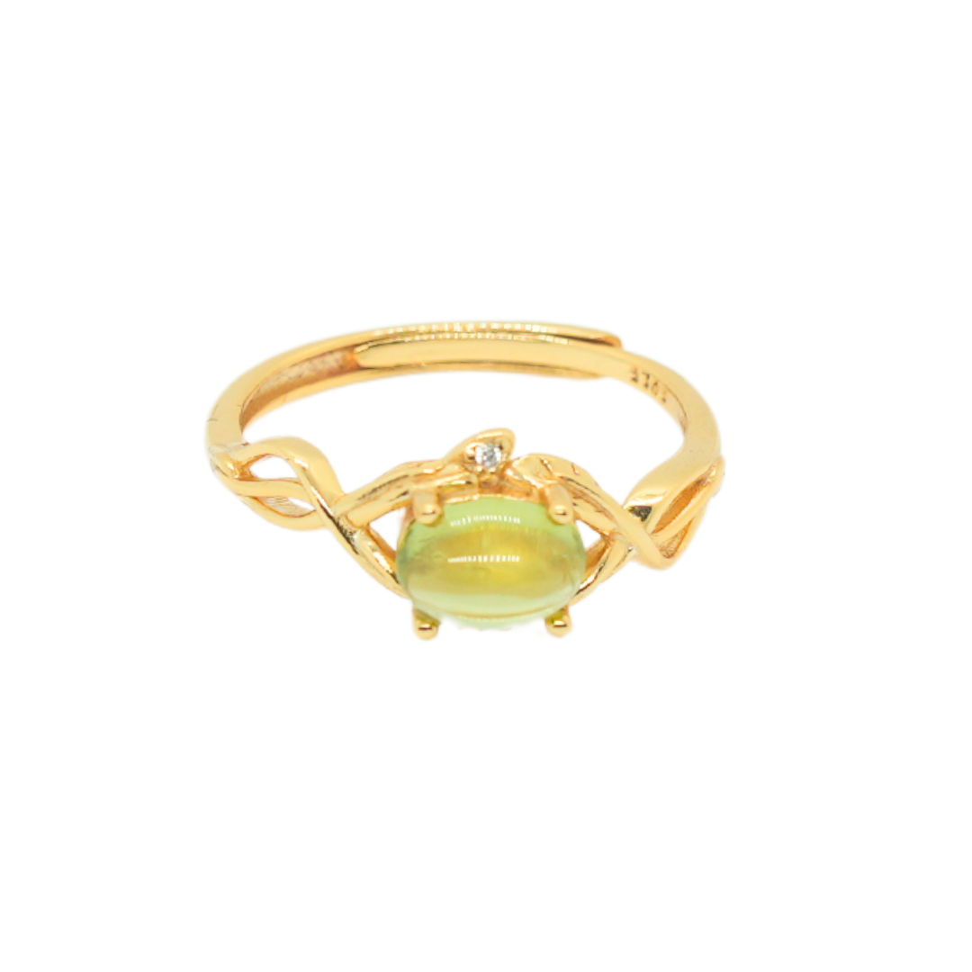Lush Green Peridot Ring
