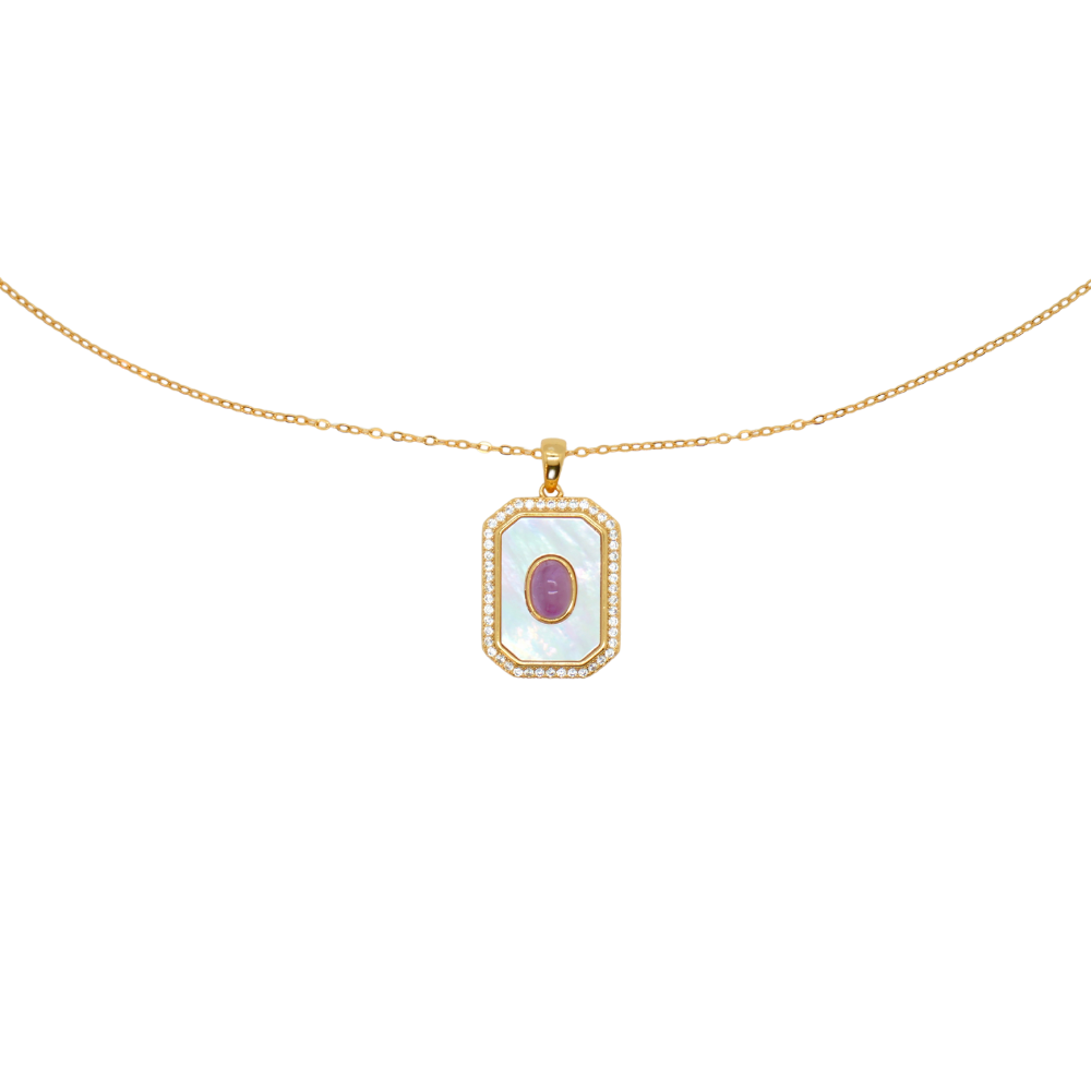 Radiant Amethyst Necklace