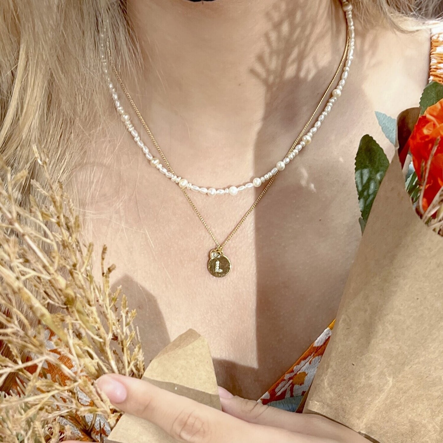 Letter Pendent Necklace