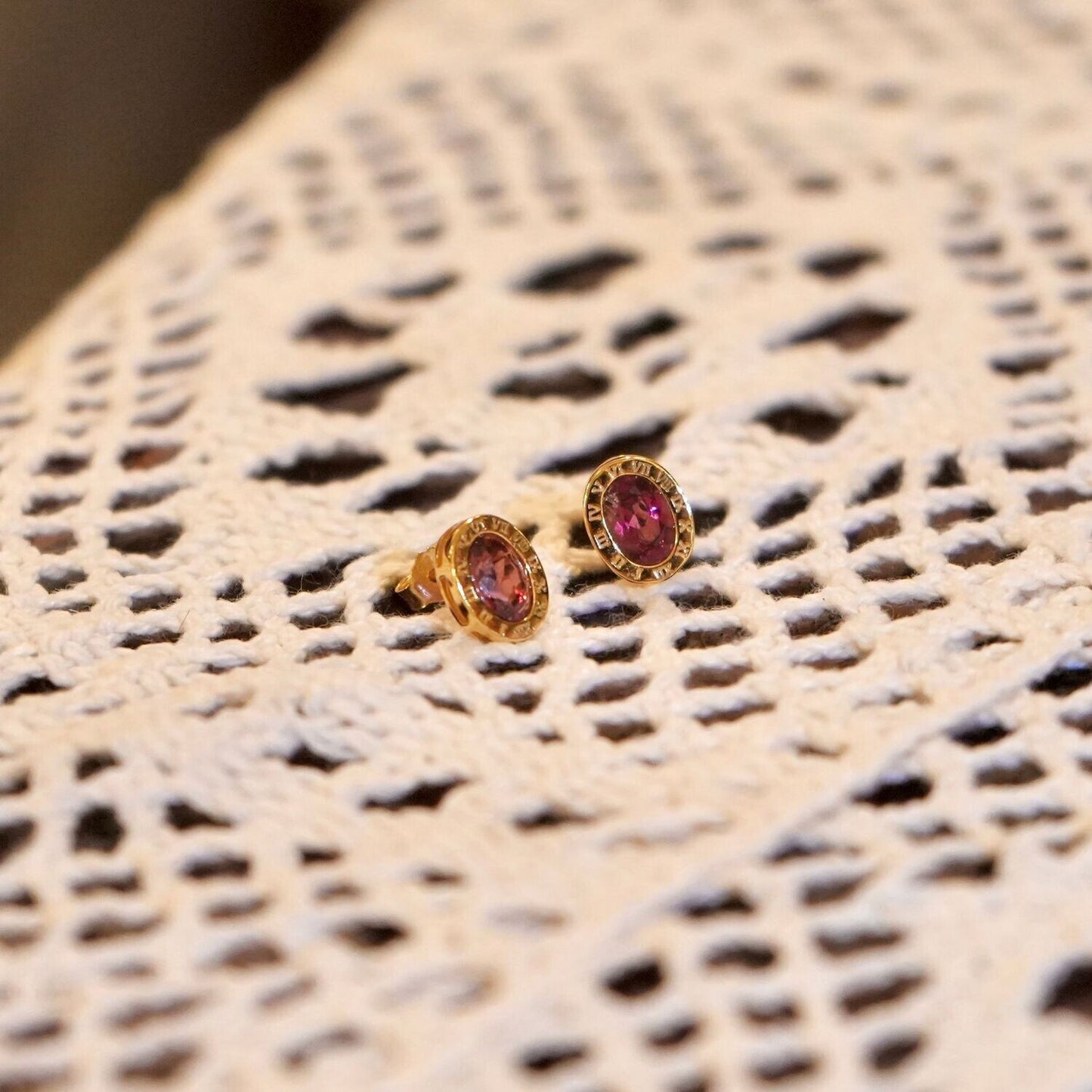 Timeless Garnet Earrings