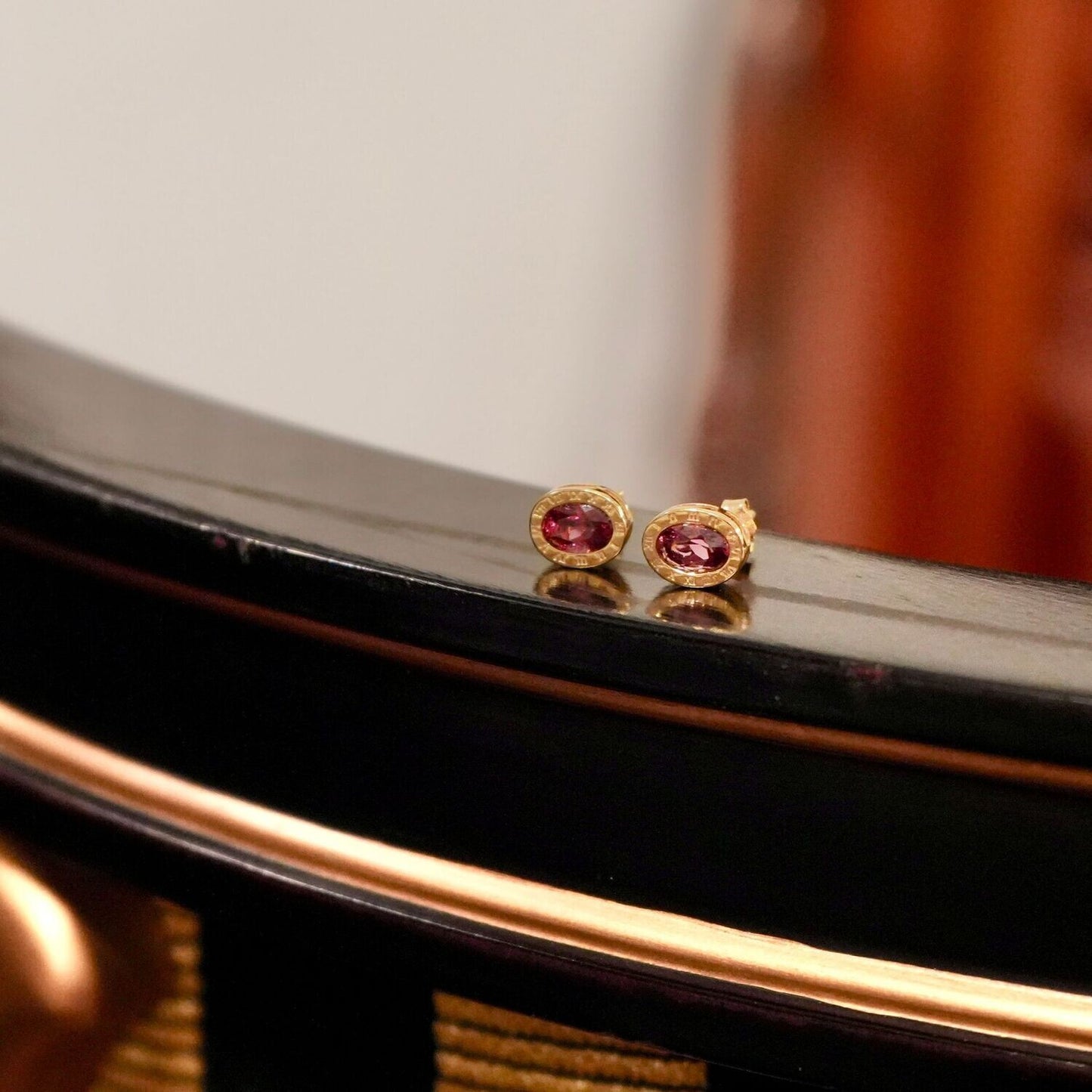 Timeless Garnet Earrings