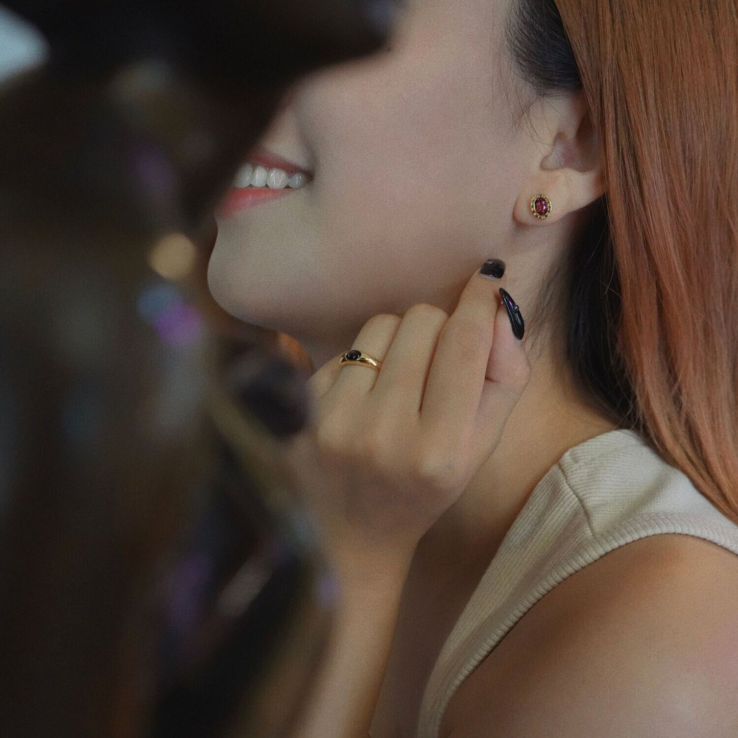 Timeless Garnet Earrings