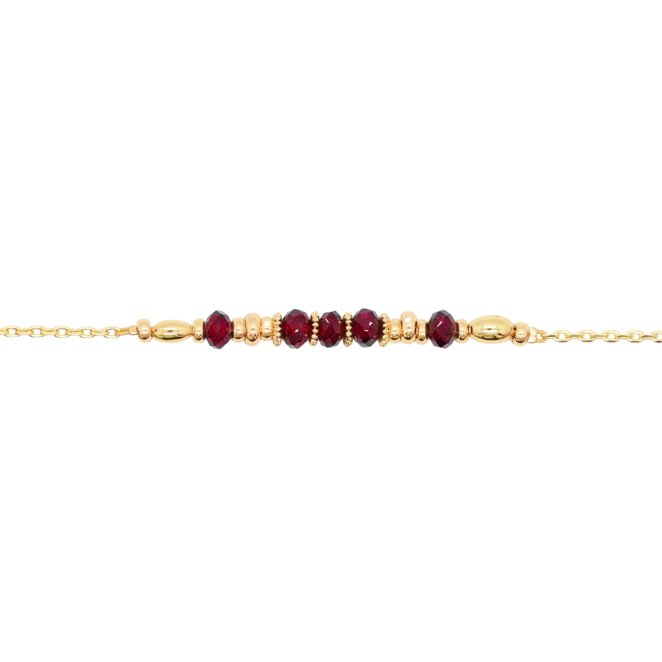 January Garnet Bracelet