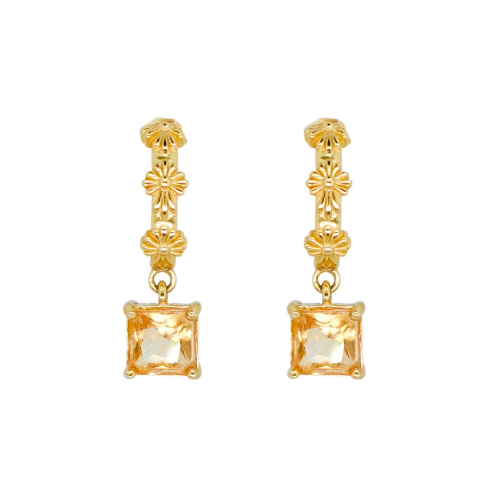 Jamie Citrine Earrings