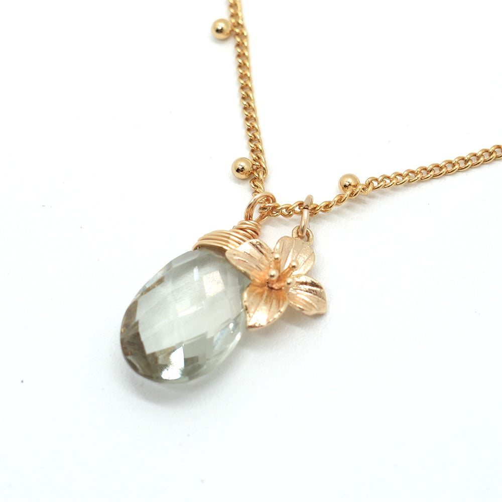 Blossom & Dew Prasiolite Necklace