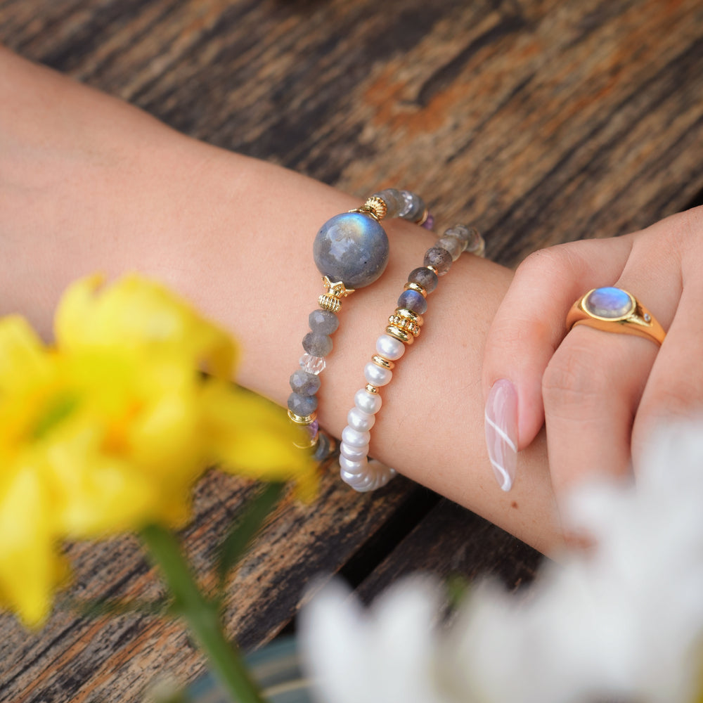 Eclipse Labradorite Bracelet