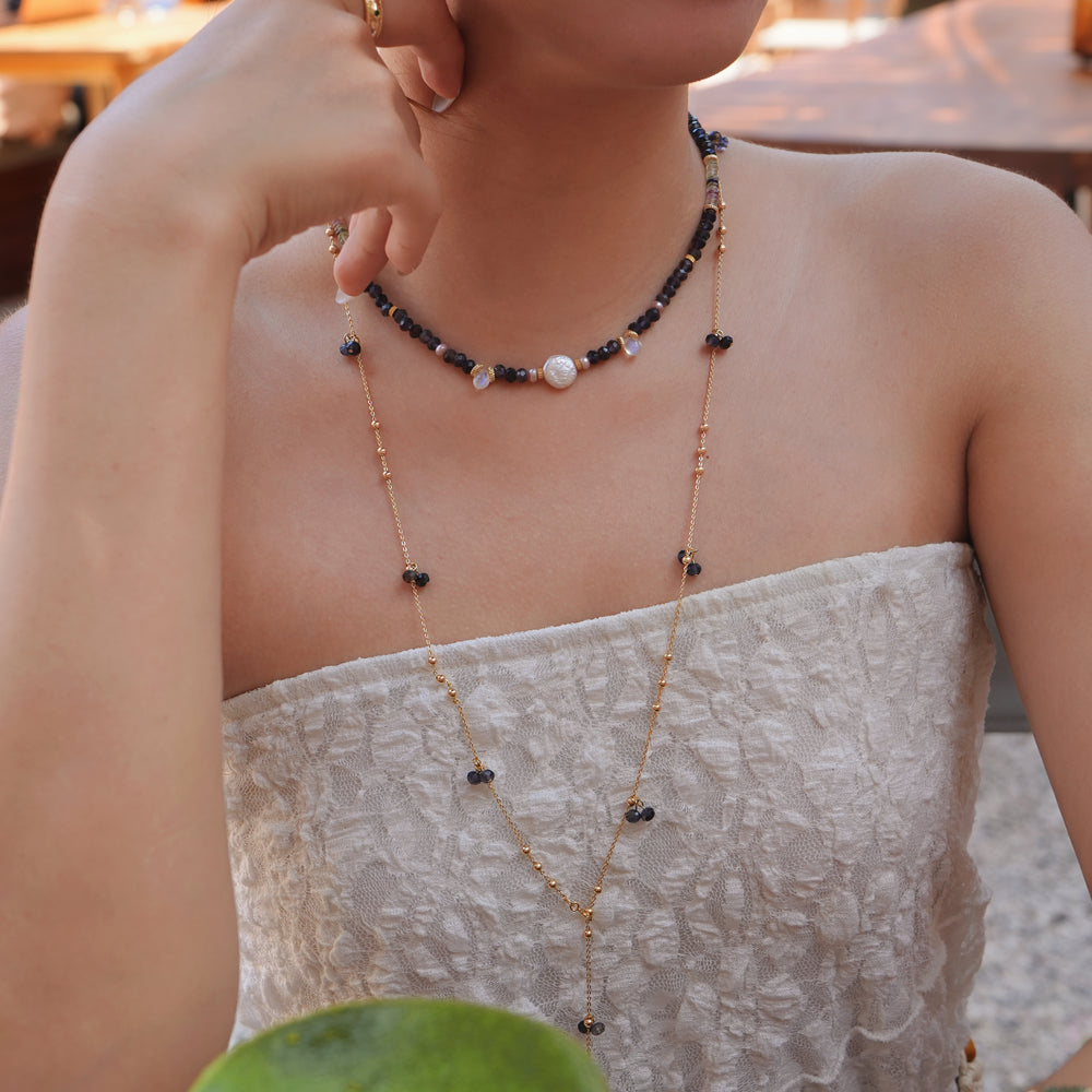 Midnight Lolite Multi-Way Necklace