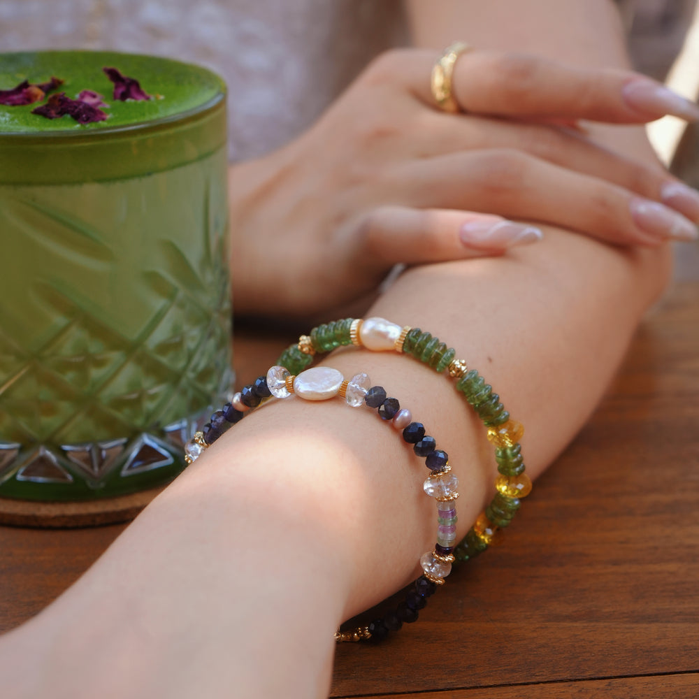 Vibrant Apatite Bracelet