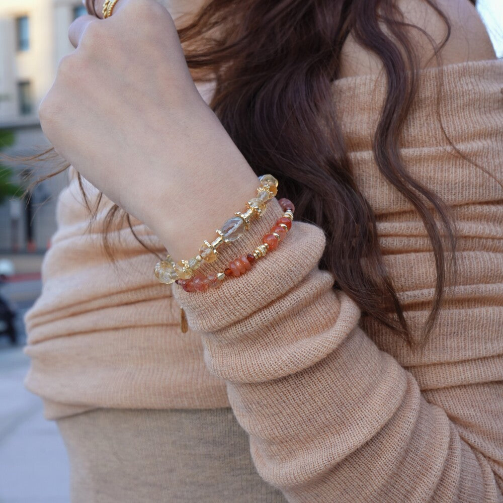 Solar Sunstone Bracelet