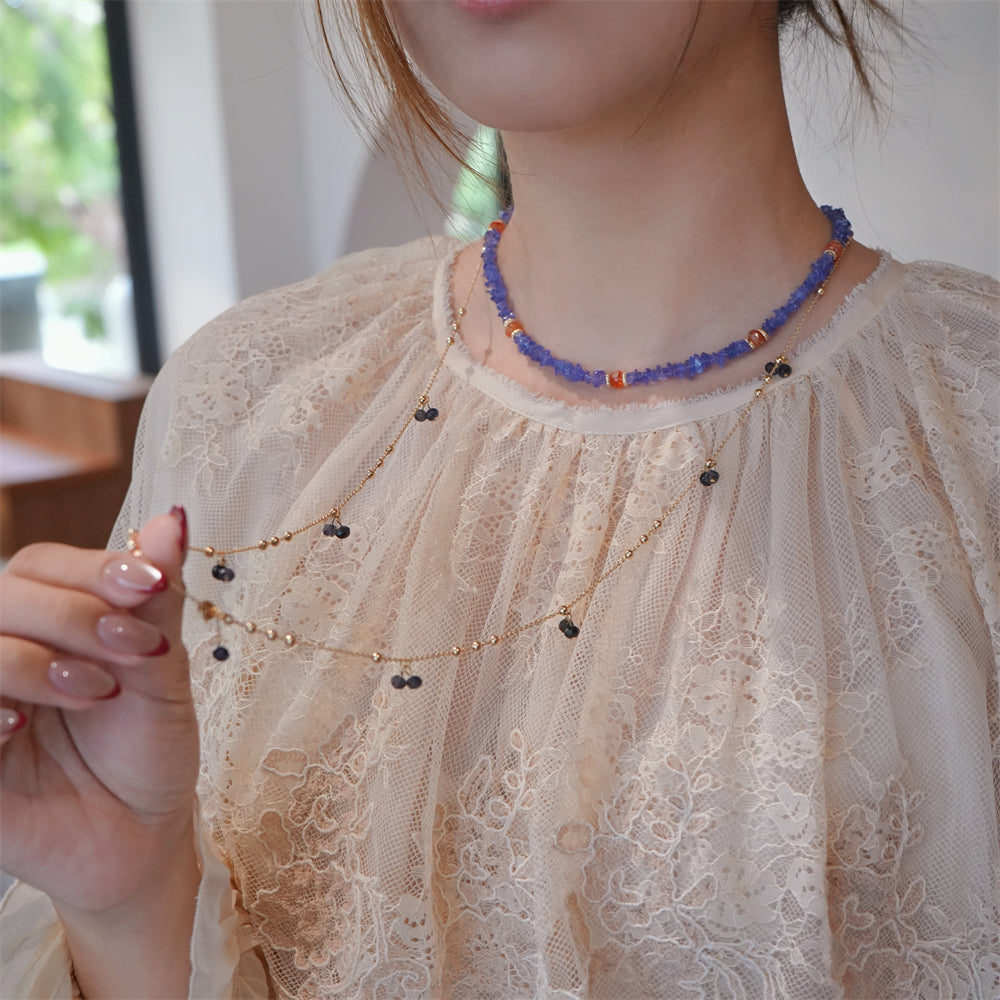 Violet Tanzanite Necklace