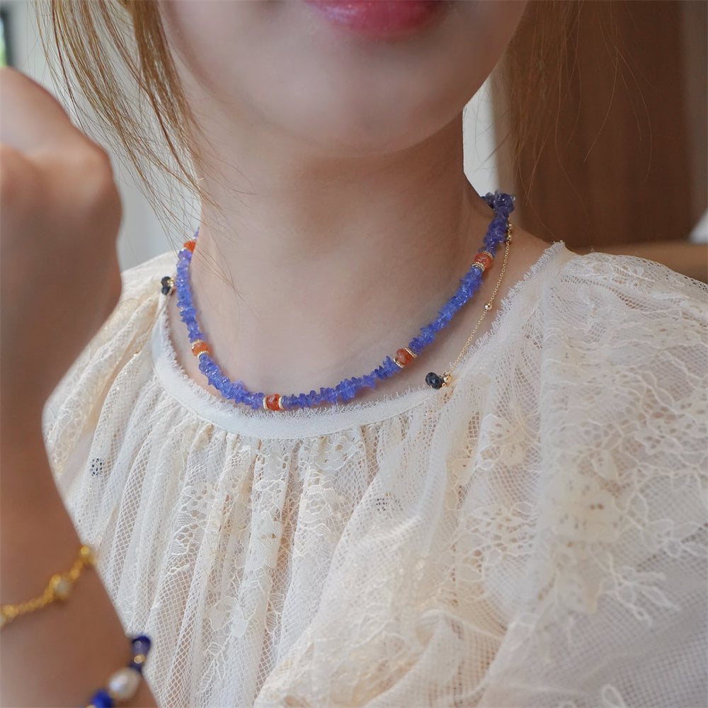 Violet Tanzanite Necklace