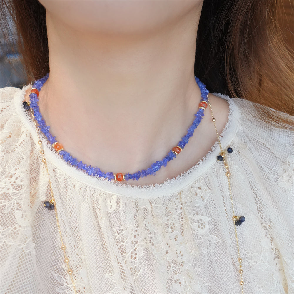 Violet Tanzanite Necklace