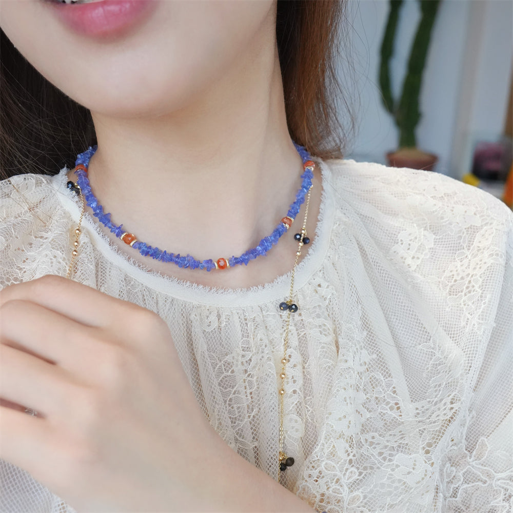 Violet Tanzanite Necklace