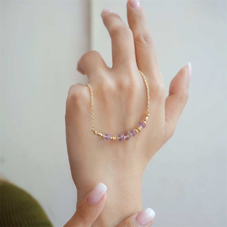 February Amethyst Bracelet