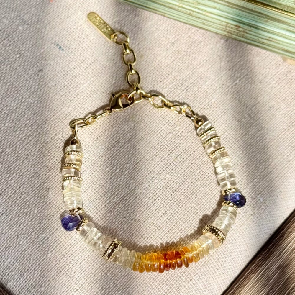 Gradient Citrine Bracelet
