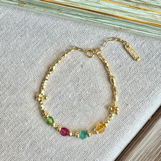 Candy Color Tourmaline Bracelet