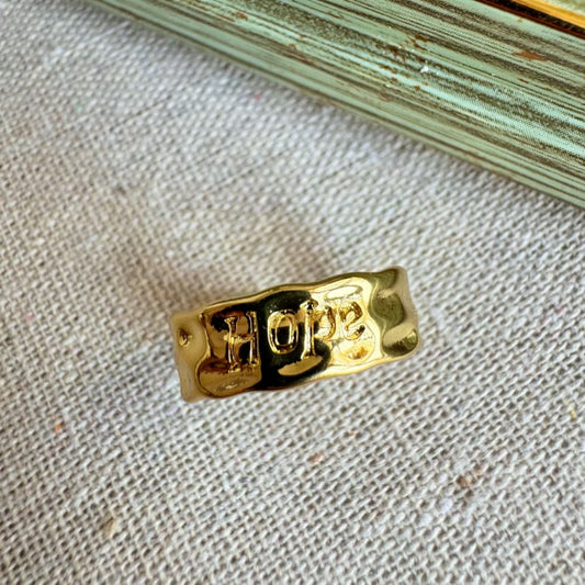 14k Gold Filled "Hope" Ring