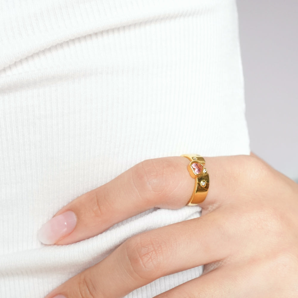 Heart Tourmaline Ring