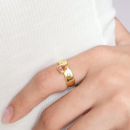 Heart Tourmaline Ring