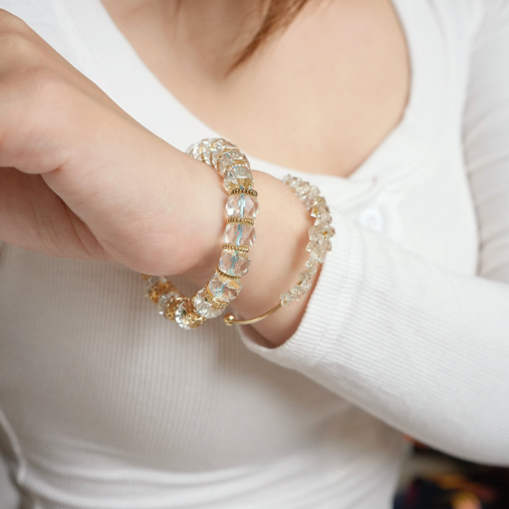 Divine Rock Crystal Bracelet