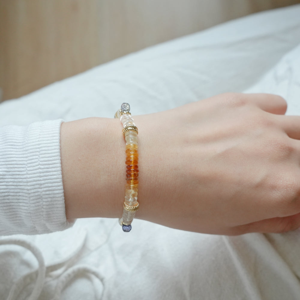 Gradient Citrine Bracelet