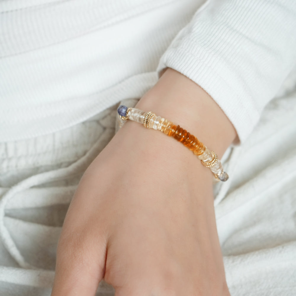 Gradient Citrine Bracelet