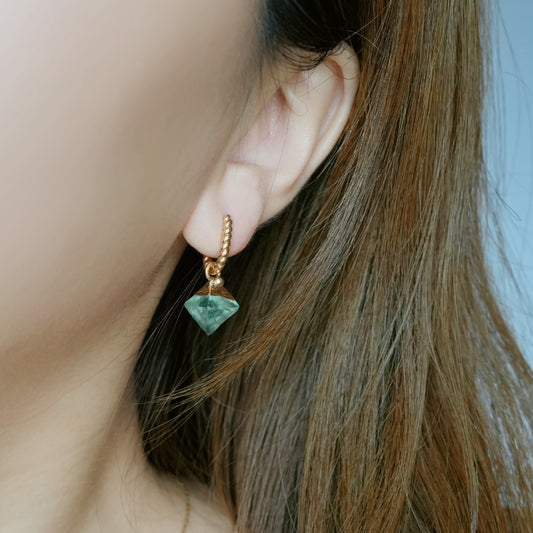 Mia Fluorite Earrings