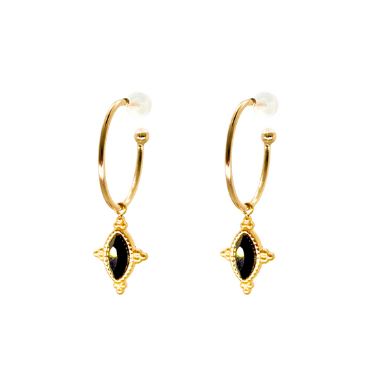 Pola Onyx Earrings