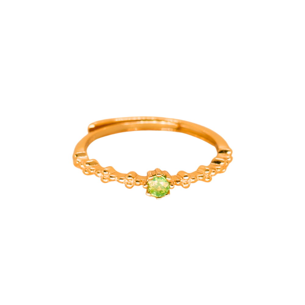 Dainty Emerald Ring