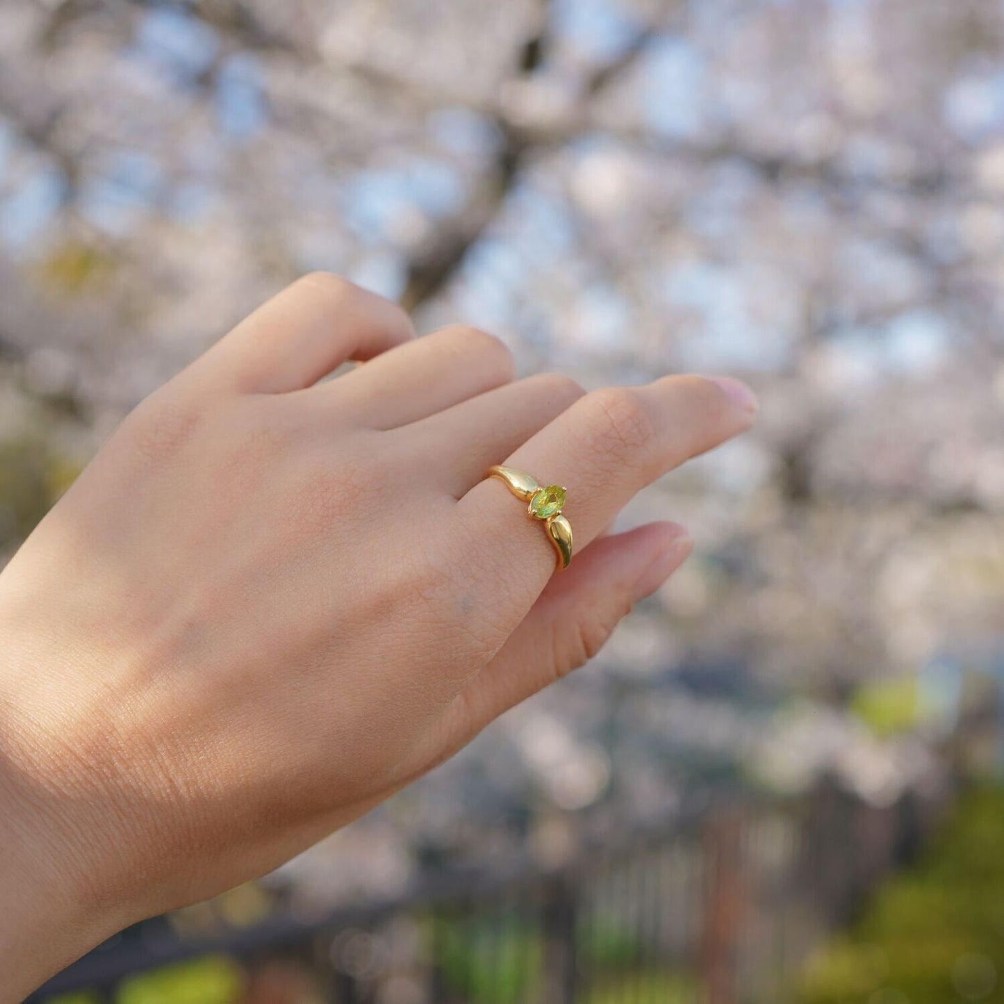 Evergreen Peridot Ring