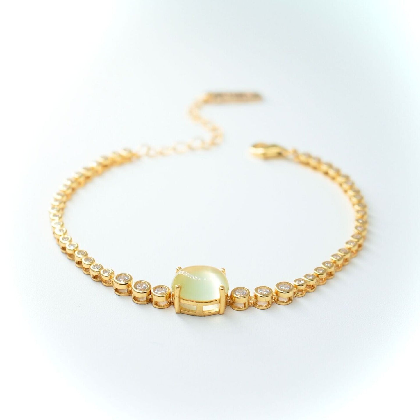 Exquisite Prehnite Bracelet