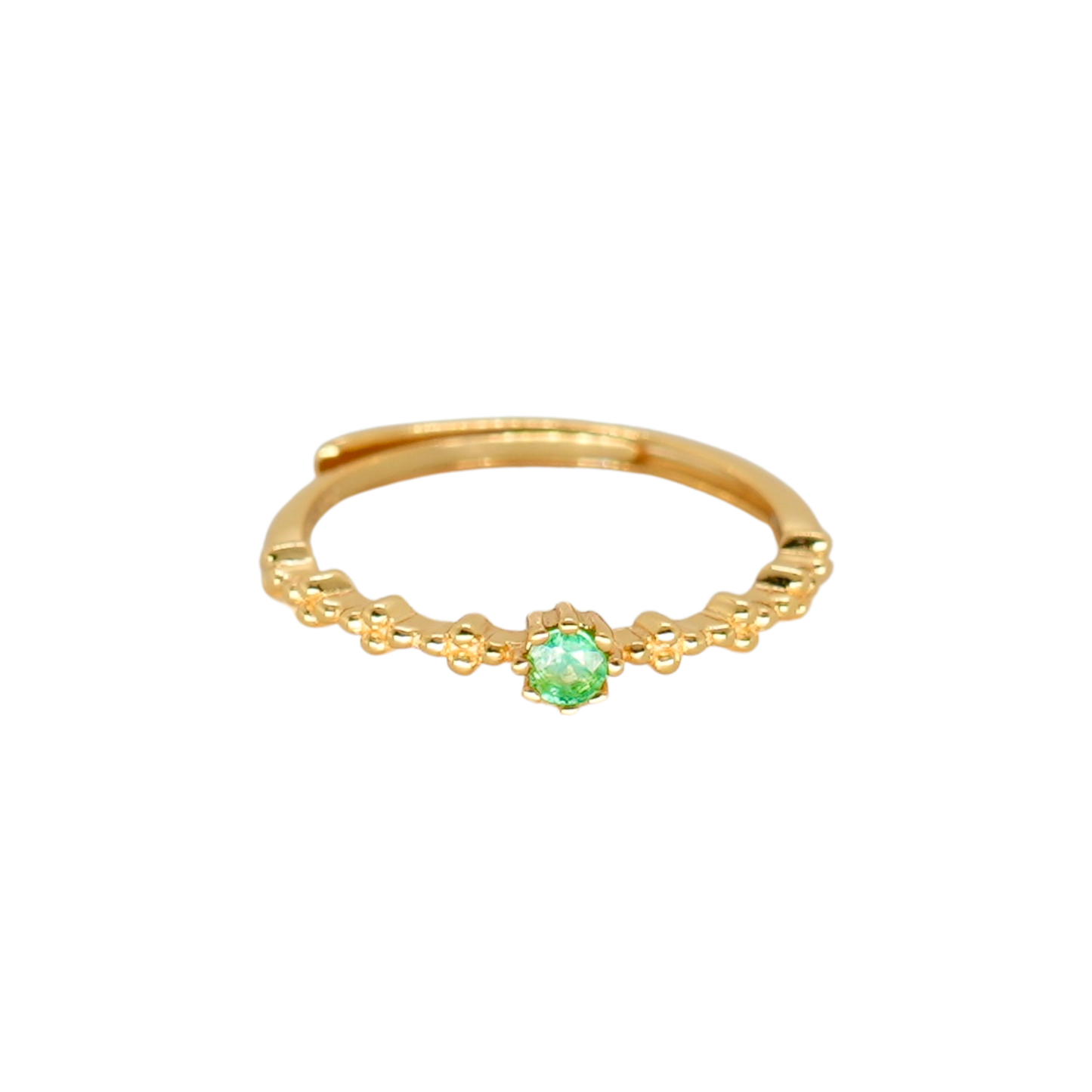 Dainty Emerald Ring