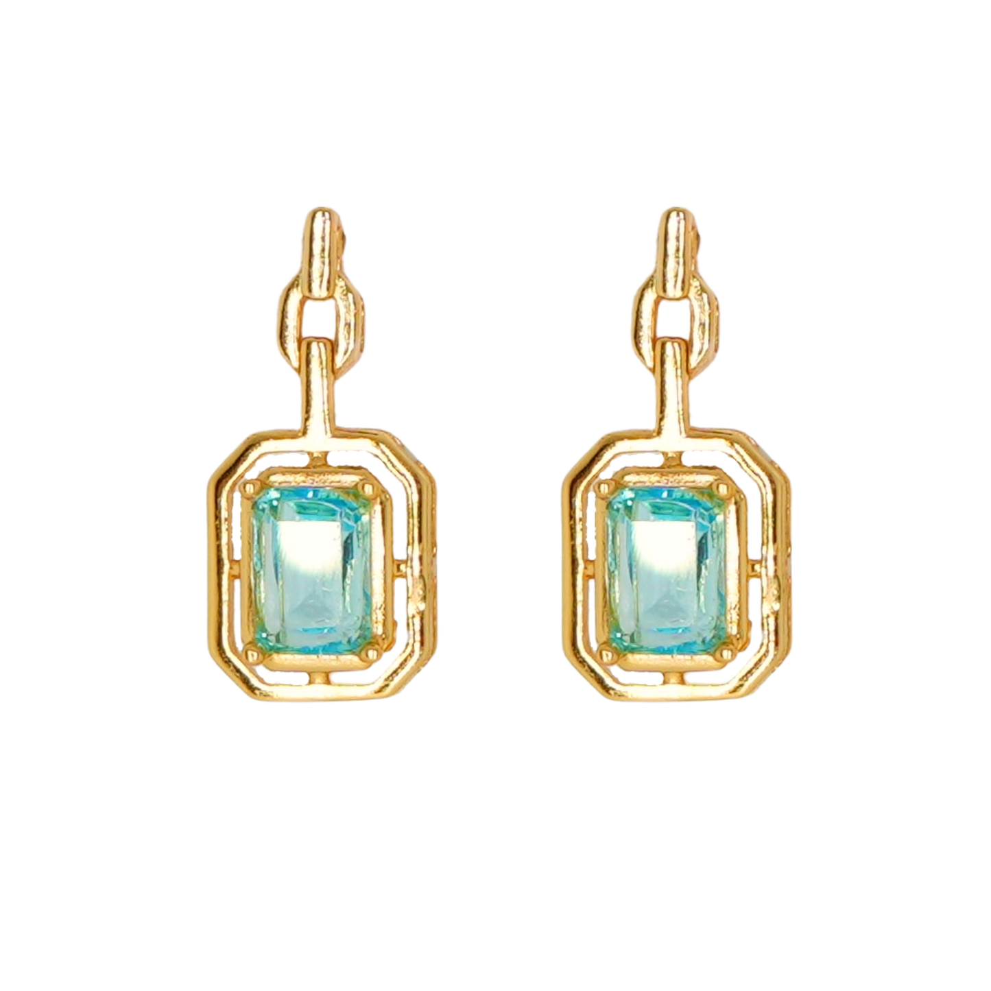 Sky Blue Topaz Earrings