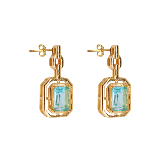 Sky Blue Topaz Earrings