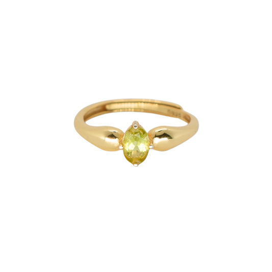 Evergreen Peridot Ring