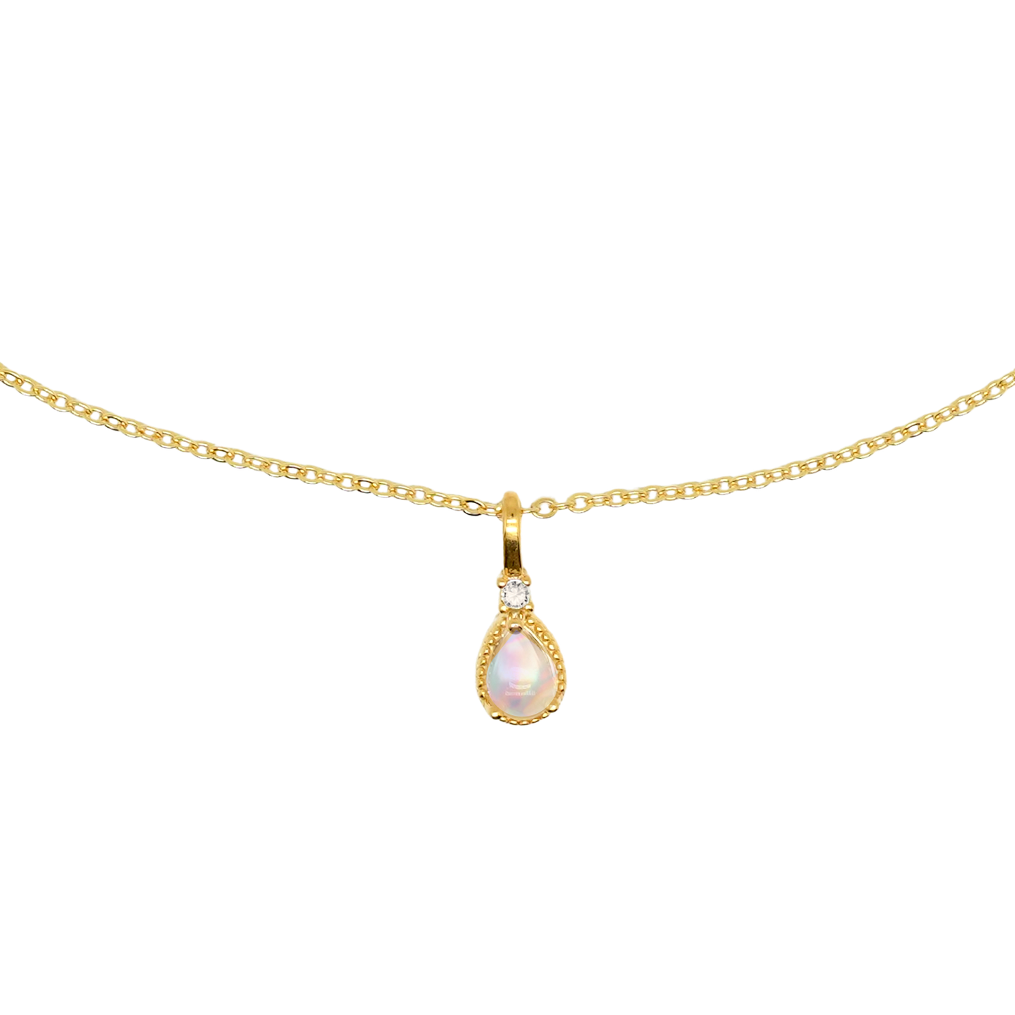 Dewdrop Opal Necklace