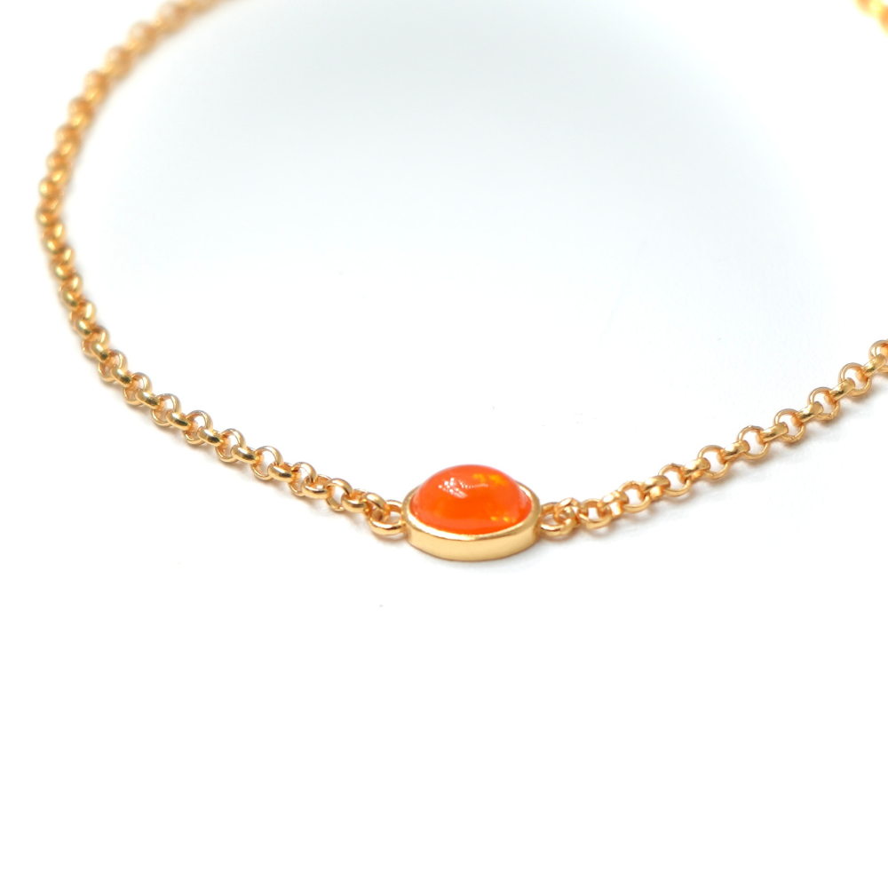 Fiery Opal Bracelet