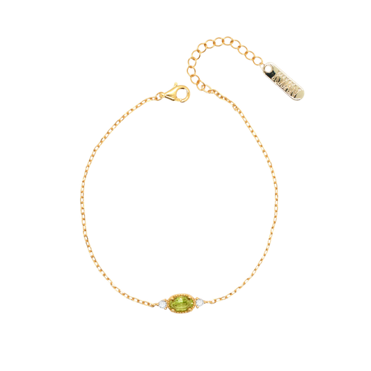 Delicate Peridot Bracelet