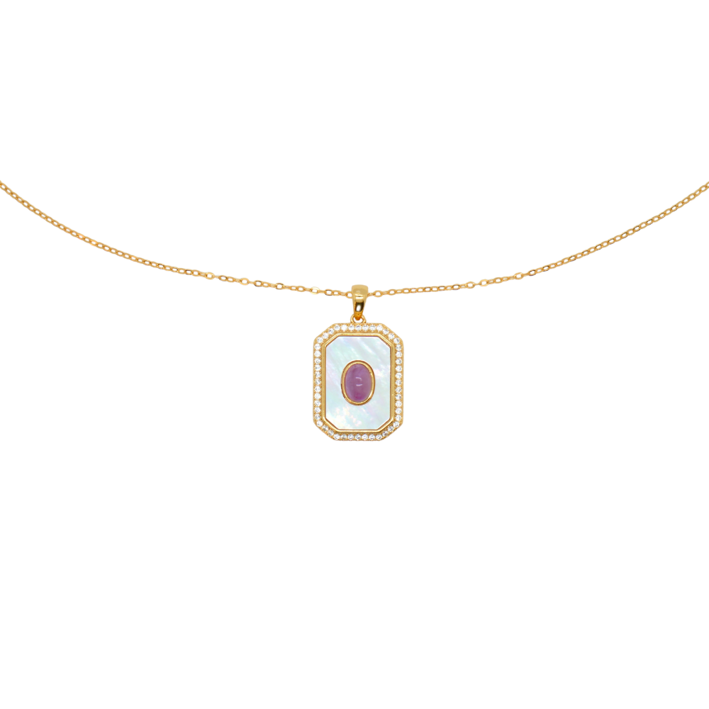 Radiant Amethyst Necklace