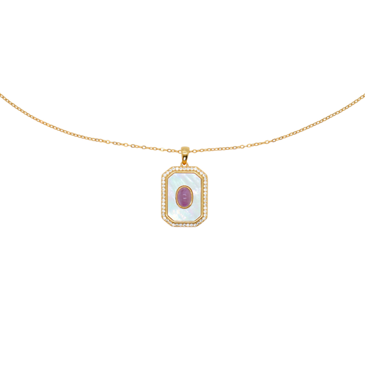 Radiant Amethyst Necklace