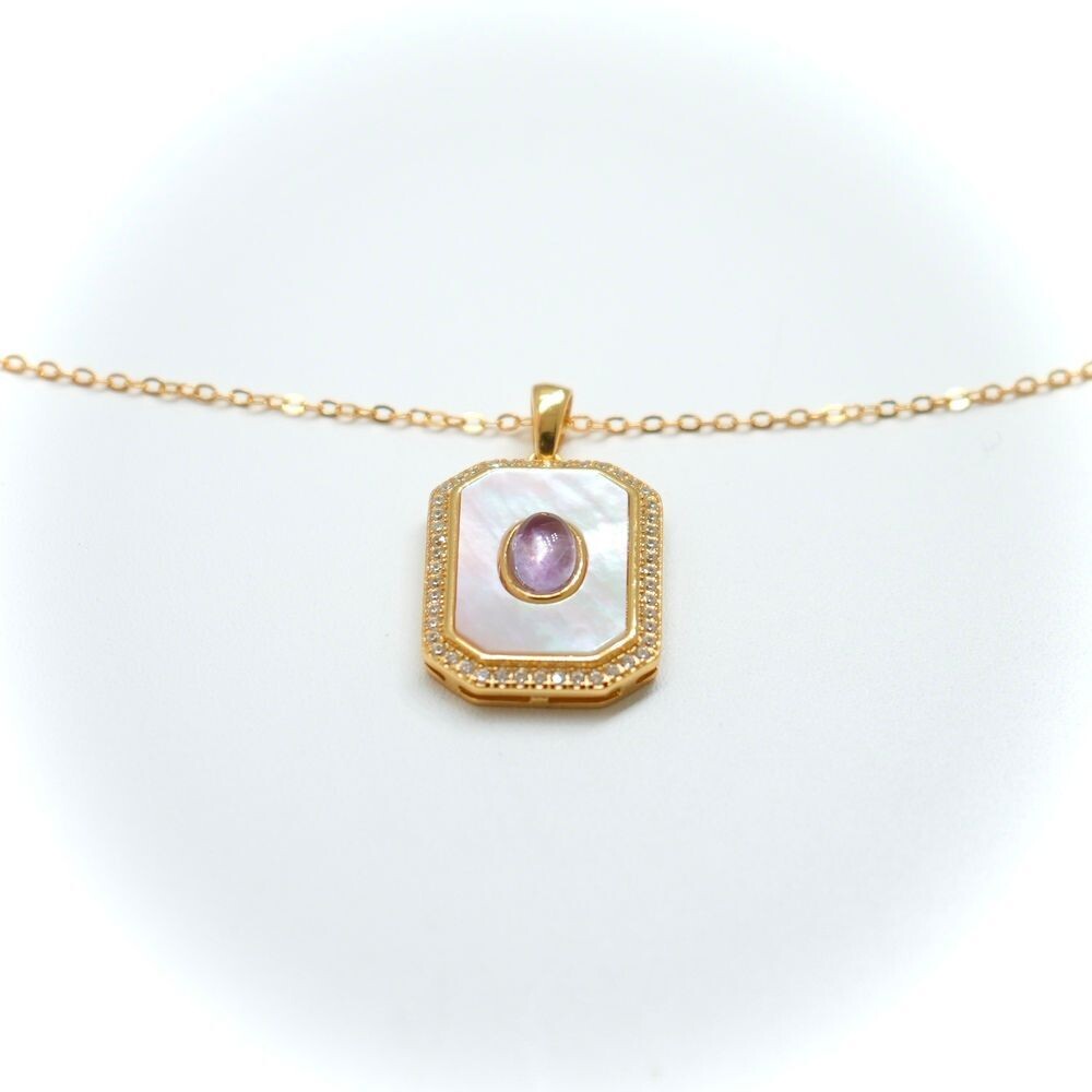 Radiant Amethyst Necklace