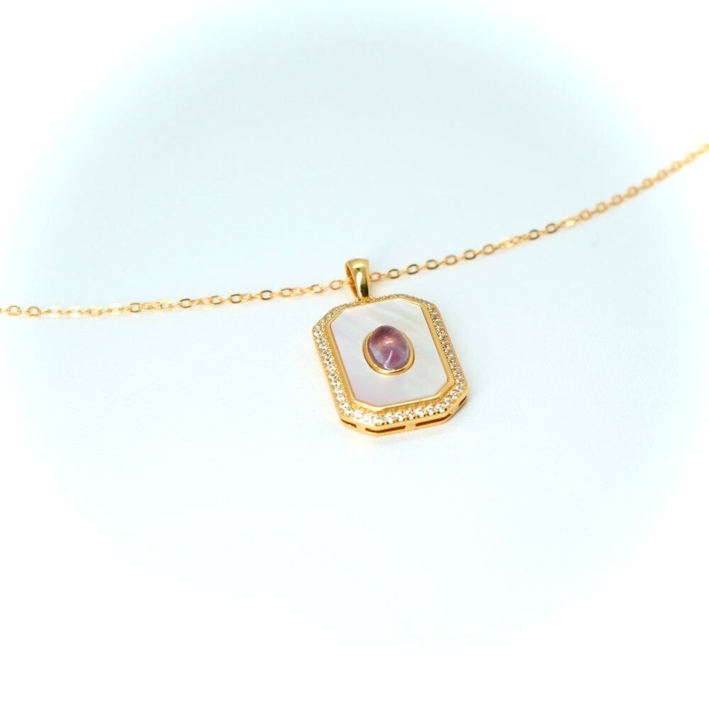 Radiant Amethyst Necklace